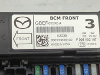 2017-2021 Mazda 6 Fusebox Fuse Box Panel Relay Module P/N:GBEF-675X0 Fits Fits 2016 2017 2018 2019 2020 2021 2022 OEM Used A