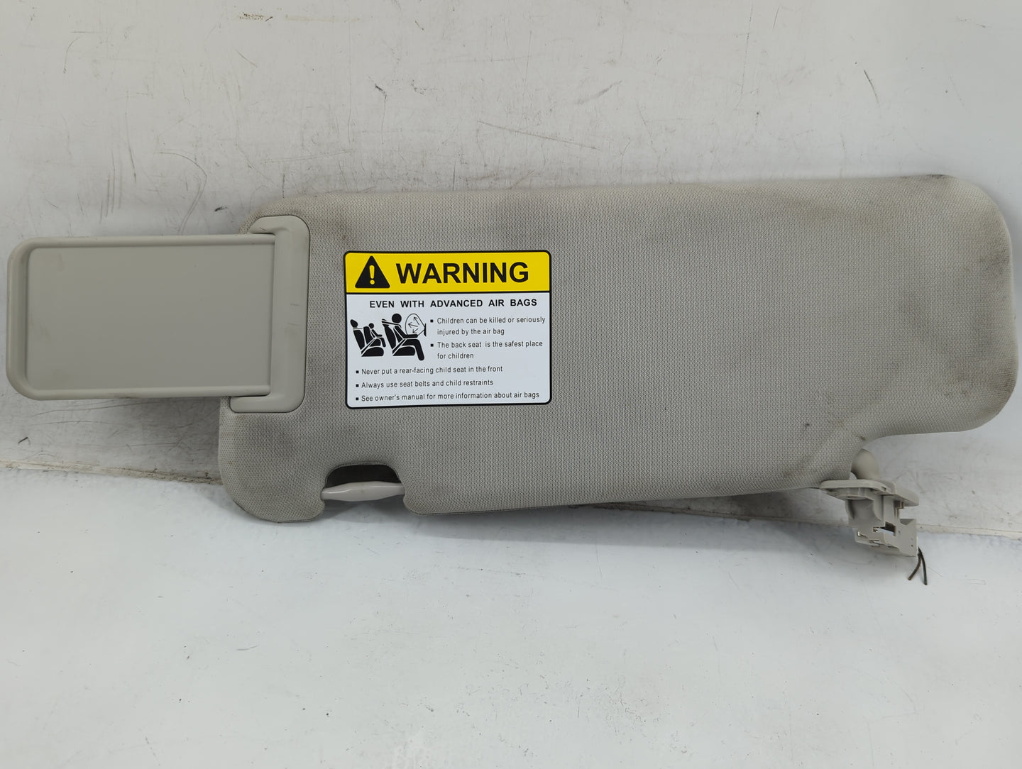 2018-2019 Mazda 6 Sun Visor Shade Replacement Passenger Right Mirror Fits Fits 2018 2019 OEM Used Auto Parts - Oemusedautopa