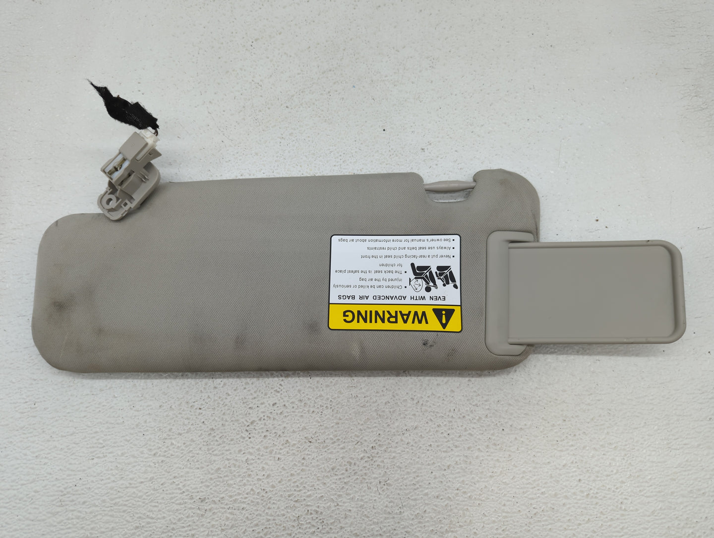 2018-2019 Mazda 6 Sun Visor Shade Replacement Passenger Right Mirror Fits Fits 2018 2019 OEM Used Auto Parts - Oemusedautopa