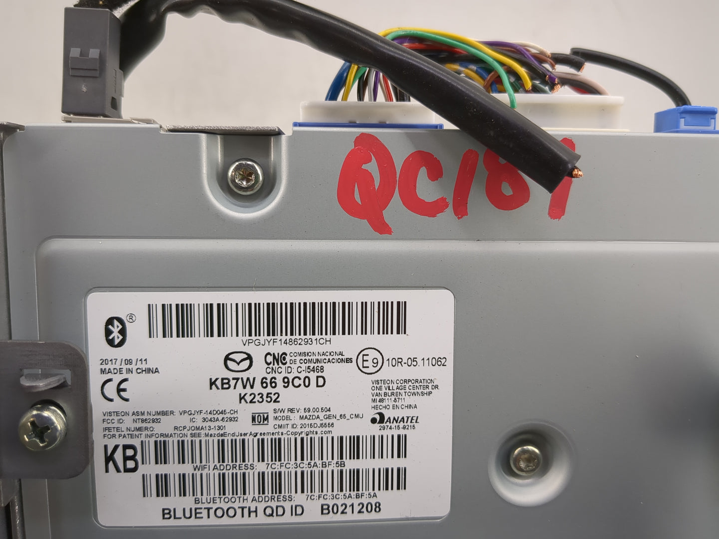 2017-2020 Mazda Cx-5 Information Display Screen - Oemusedautoparts1.com