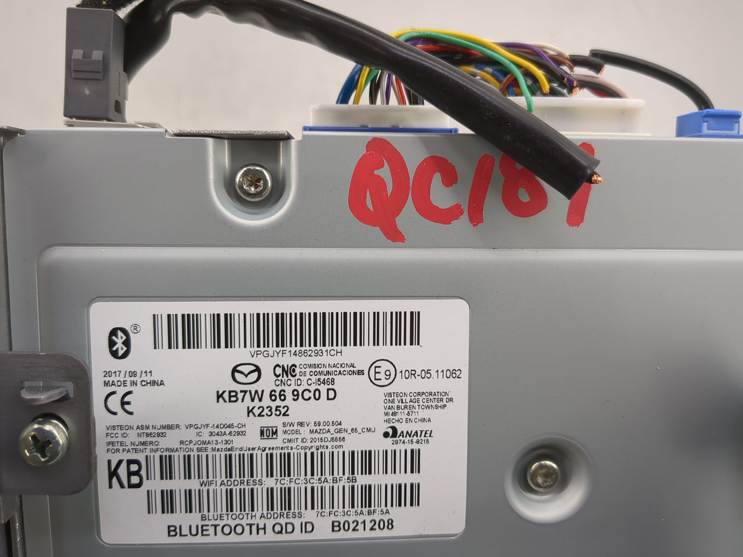 2017-2020 Mazda Cx-5 Information Display Screen - Oemusedautoparts1.com