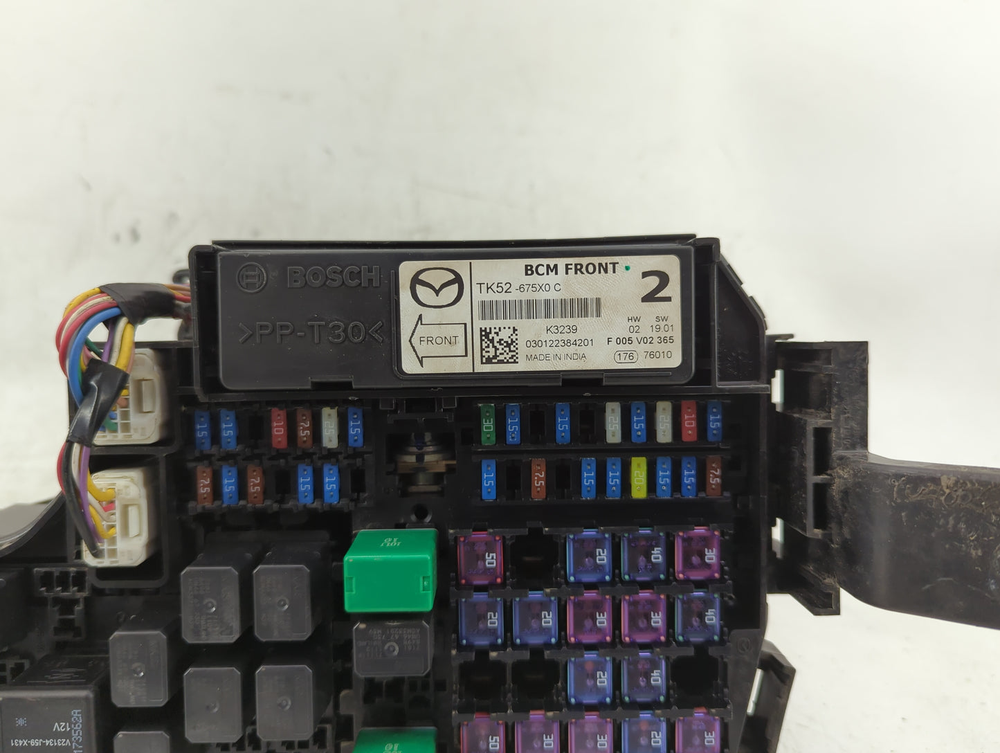 2013-2022 Mazda Cx-5 Fusebox Fuse Box Panel Relay Module P/N:K123-6676Y Fits OEM Used Auto Parts - Oemusedautoparts1.com