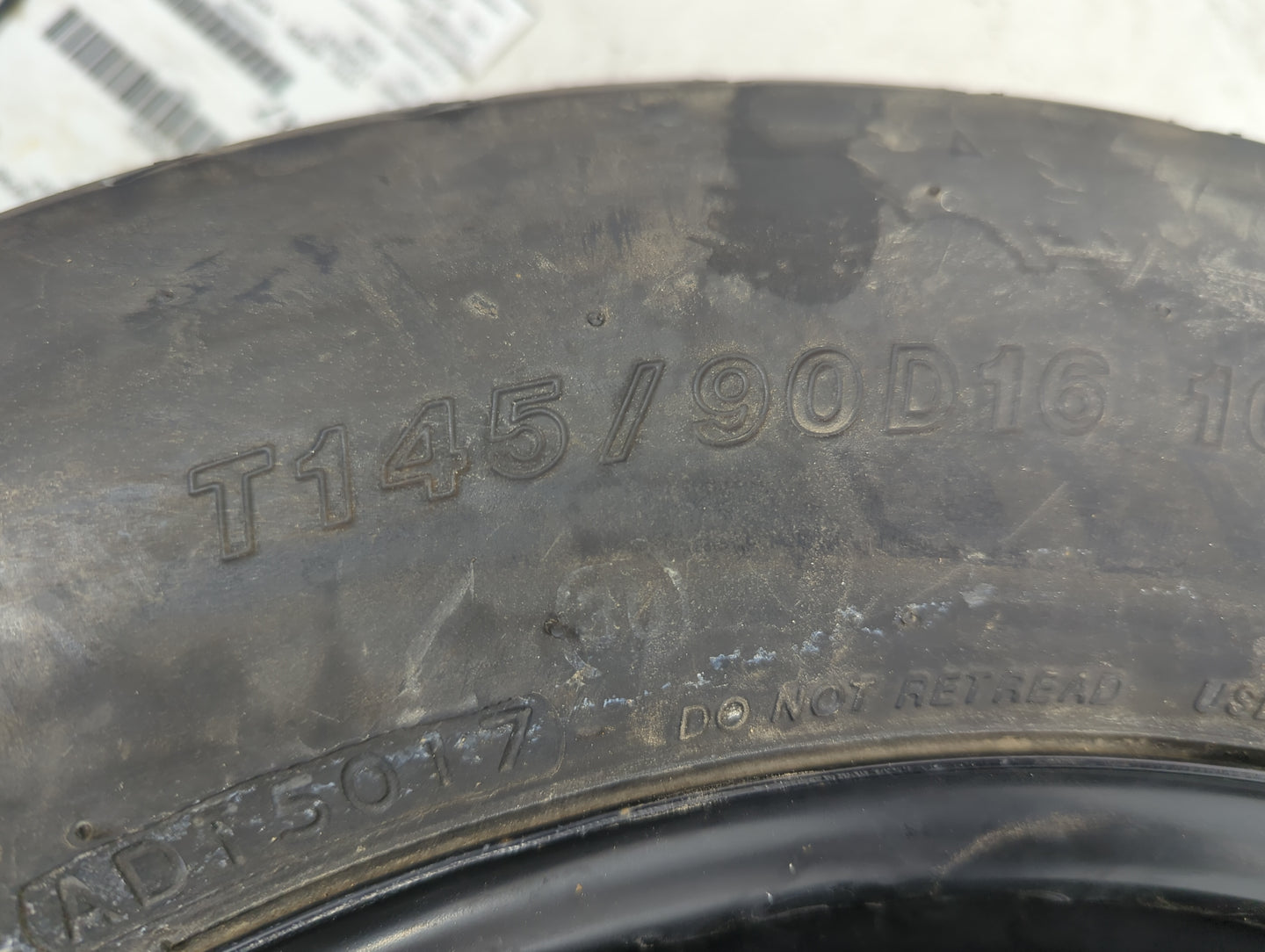 2018 Mazda Cx-5 Spare Donut Tire Wheel Rim Oem - Oemusedautoparts1.com