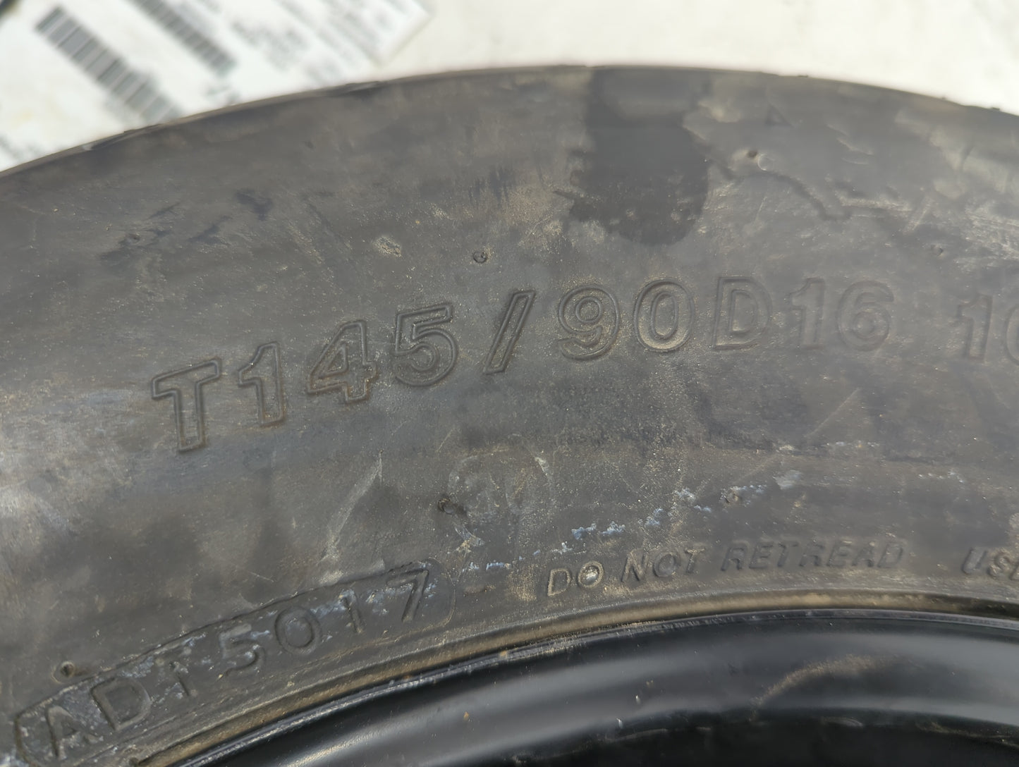 2018 Mazda Cx-5 Spare Donut Tire Wheel Rim Oem - Oemusedautoparts1.com