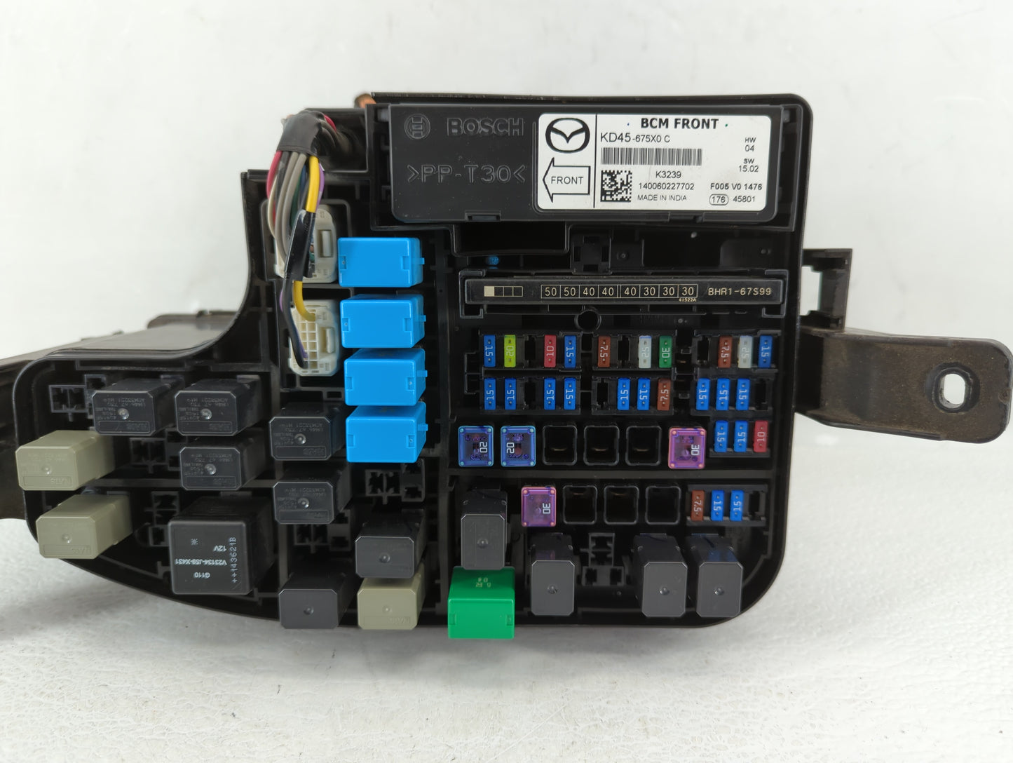 2013-2022 Mazda Cx-5 Fusebox Fuse Box Panel Relay Module P/N:B62S-66761 KD45-675X0 C Fits OEM Used Auto Parts - Oemusedautop