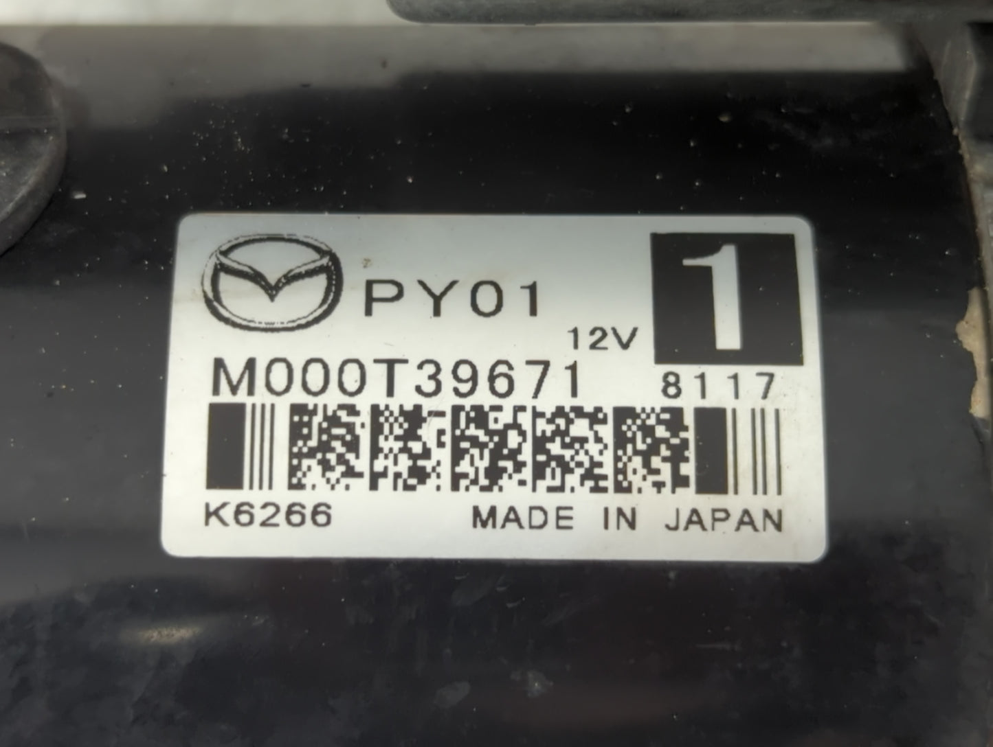 2014-2022 Mazda Cx-5 Car Starter Motor Solenoid OEM P/N:M000T39671 Fits Fits 2014 2015 2016 2017 2018 2019 2020 2021 2022 OE