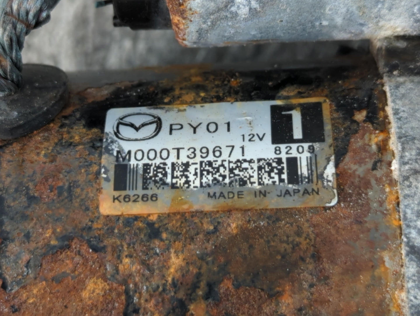 2014-2022 Mazda Cx-5 Car Starter Motor Solenoid OEM P/N:PY01 M000T39671 Fits Fits 2014 2015 2016 2017 2018 2019 2020 2021 20