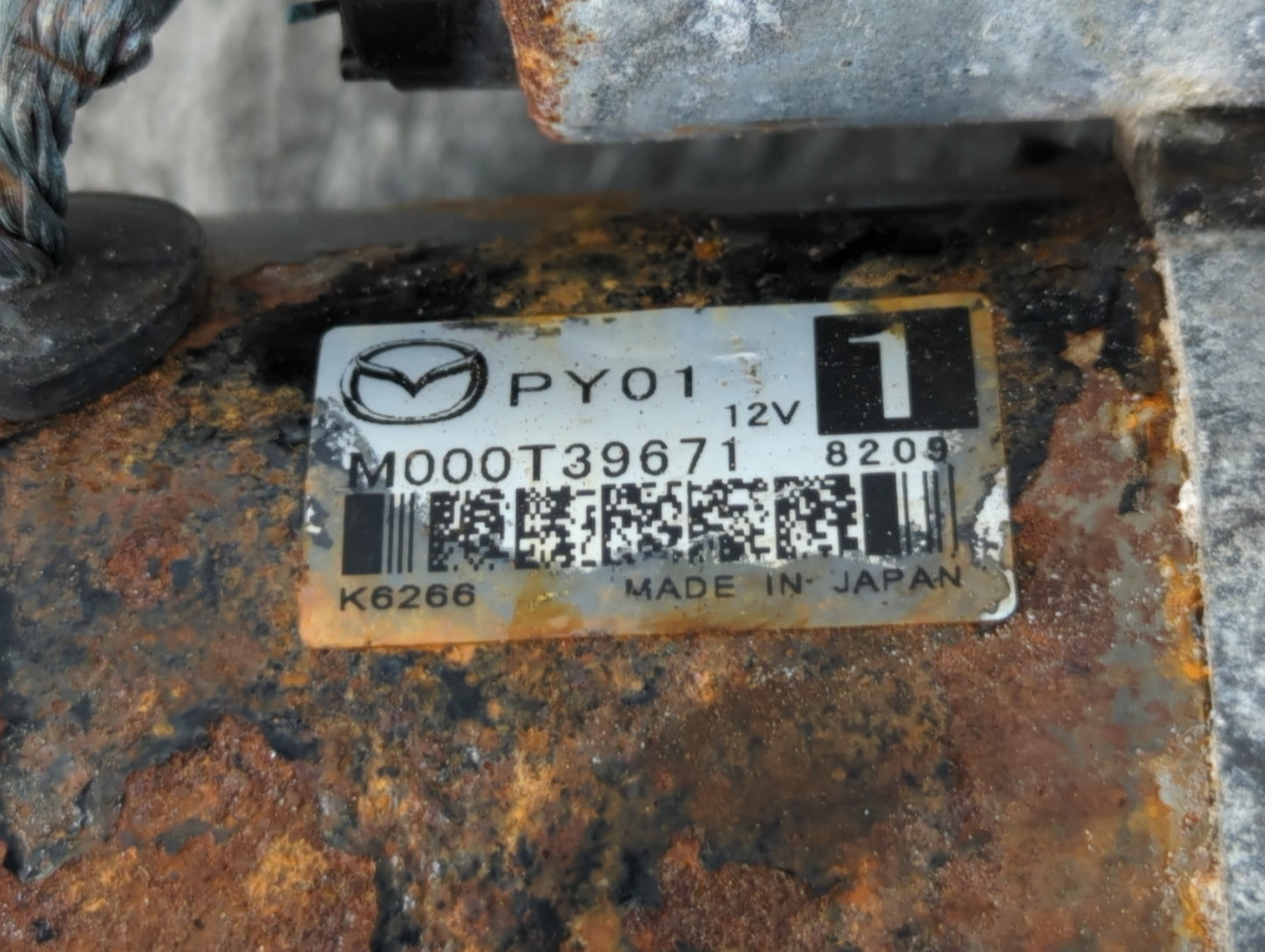 2014-2022 Mazda Cx-5 Car Starter Motor Solenoid OEM P/N:PY01 M000T39671 Fits Fits 2014 2015 2016 2017 2018 2019 2020 2021 20
