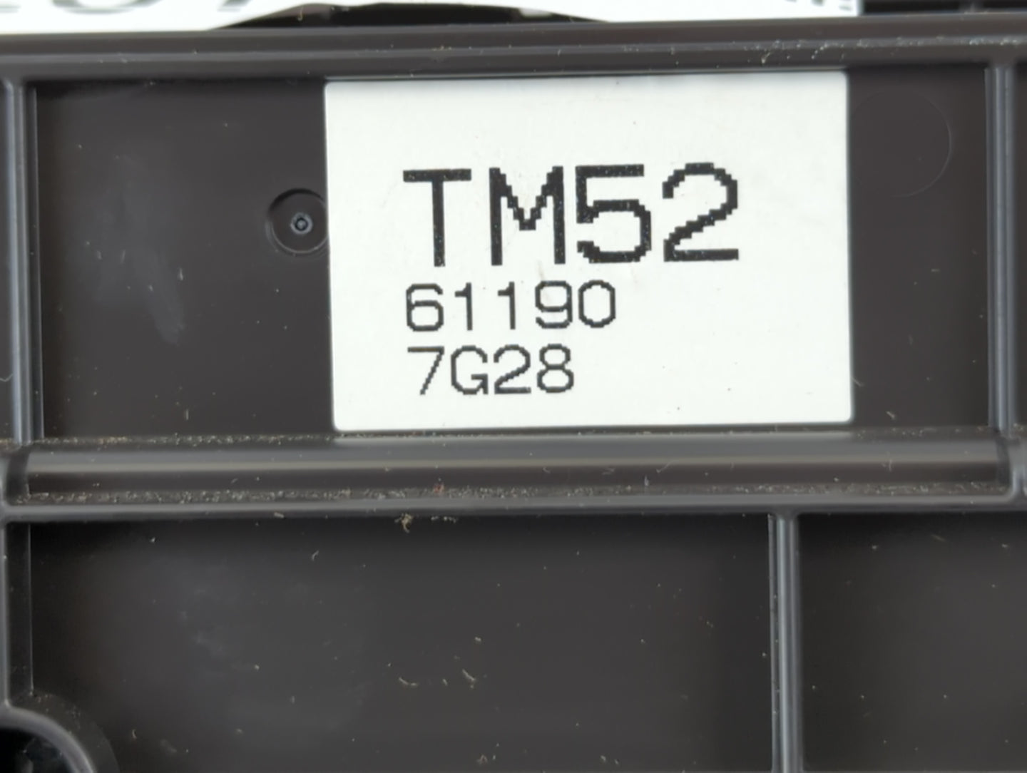 2018 Mazda Cx-9 Climate Control Module Temperature AC/Heater Replacement P/N:61190 7G28 TM52 Fits OEM Used Auto Parts - Oemu