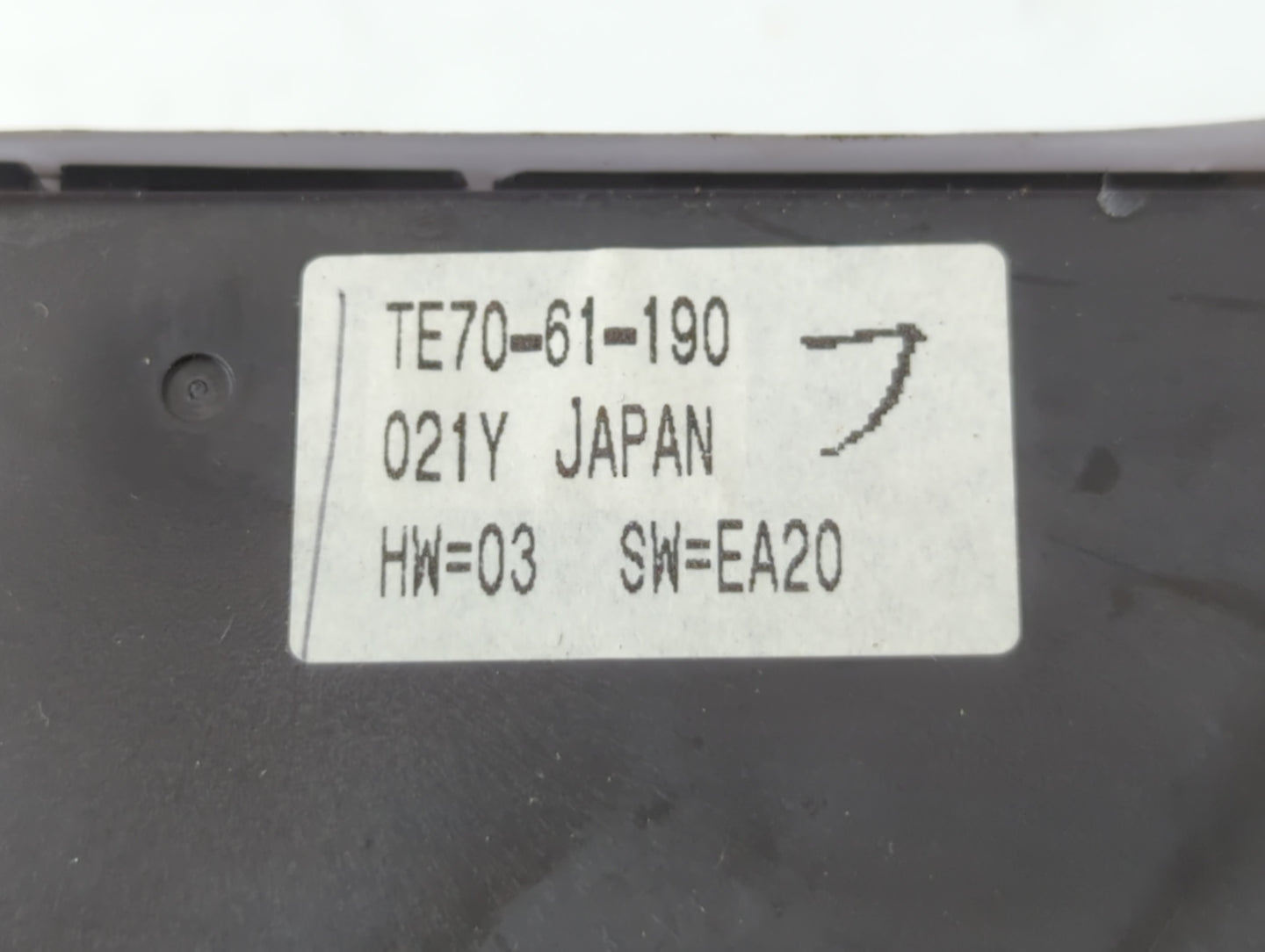 2010-2015 Mazda Cx-9 Climate Control Module Temperature AC/Heater Replacement P/N:TE70-61-190 Fits OEM Used Auto Parts - Oem