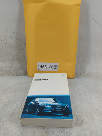 compare product 2018 Mazda Mazda3 Owners Manual Book Guide P/N:9999-95-038C-18 OEM Used Auto Parts