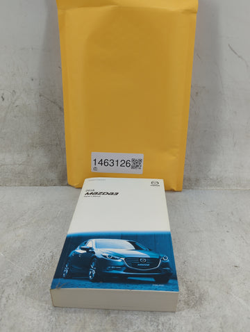 2018 Mazda Mazda3 Owners Manual Book Guide P/N:9999-95-038C-18 OEM Used Auto Parts - Oemusedautoparts1.com