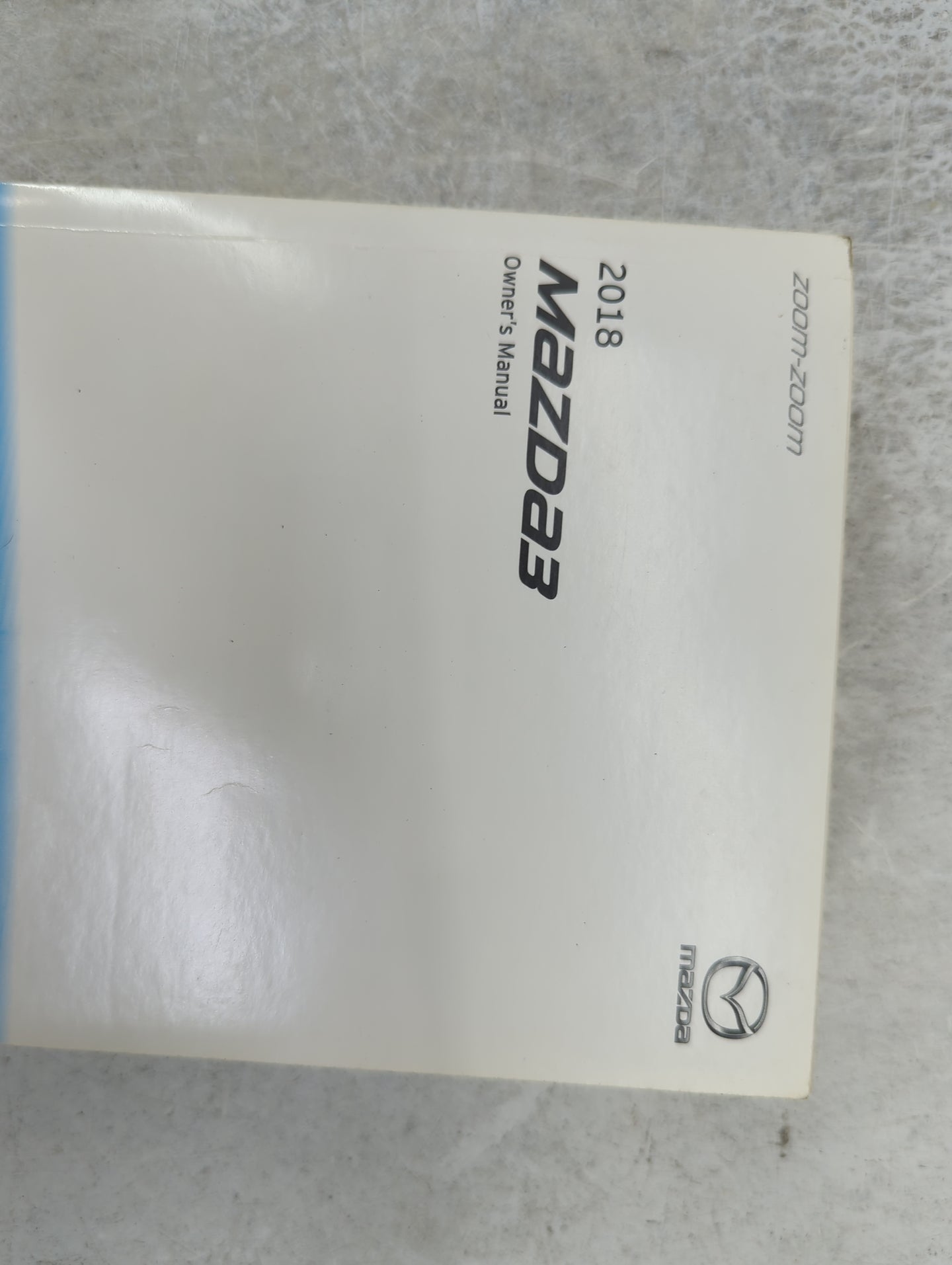 2018 Mazda Mazda3 Owners Manual Book Guide P/N:9999-95-038C-18 OEM Used Auto Parts - Oemusedautoparts1.com