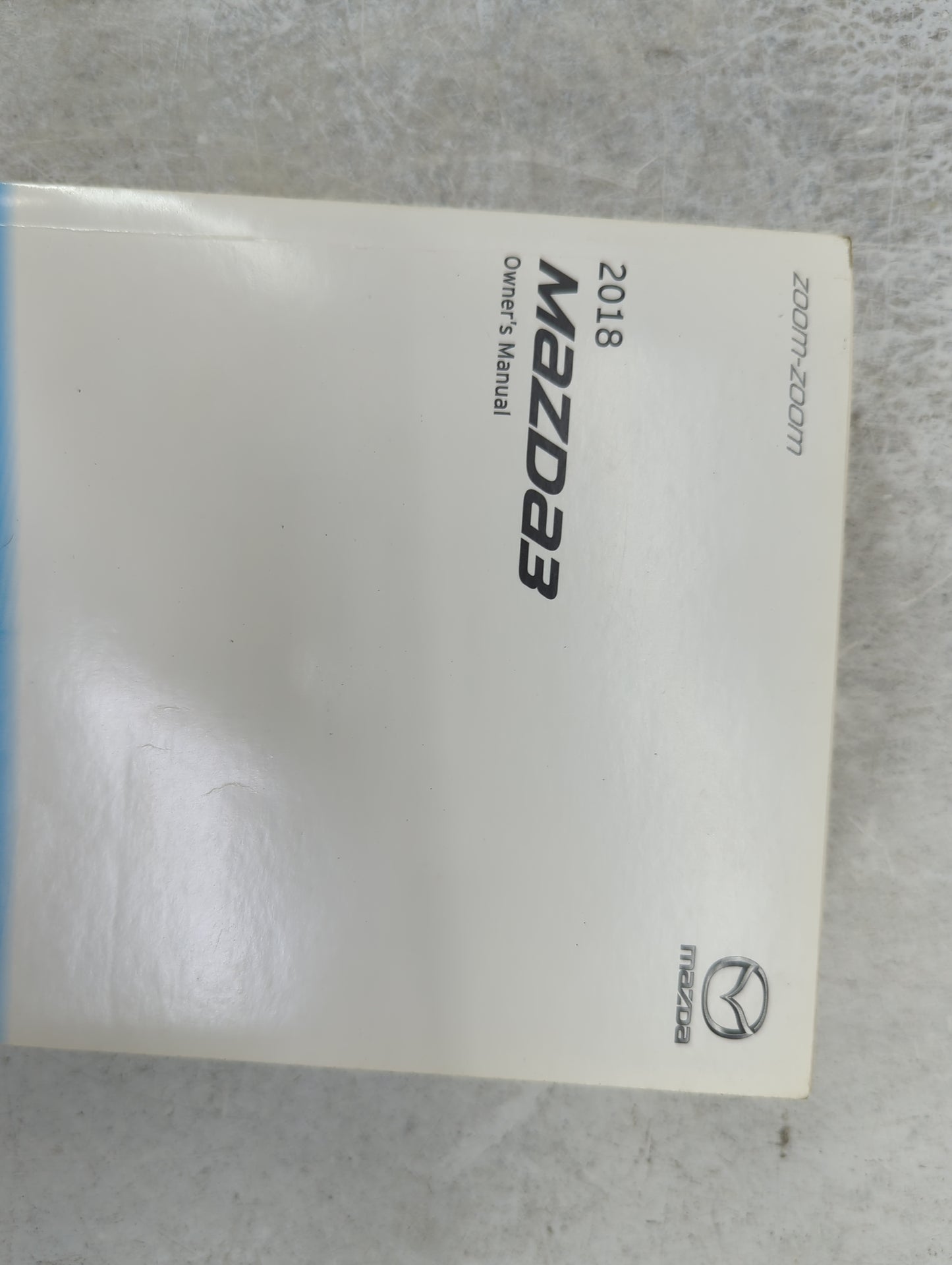 2018 Mazda Mazda3 Owners Manual Book Guide P/N:9999-95-038C-18 OEM Used Auto Parts - Oemusedautoparts1.com