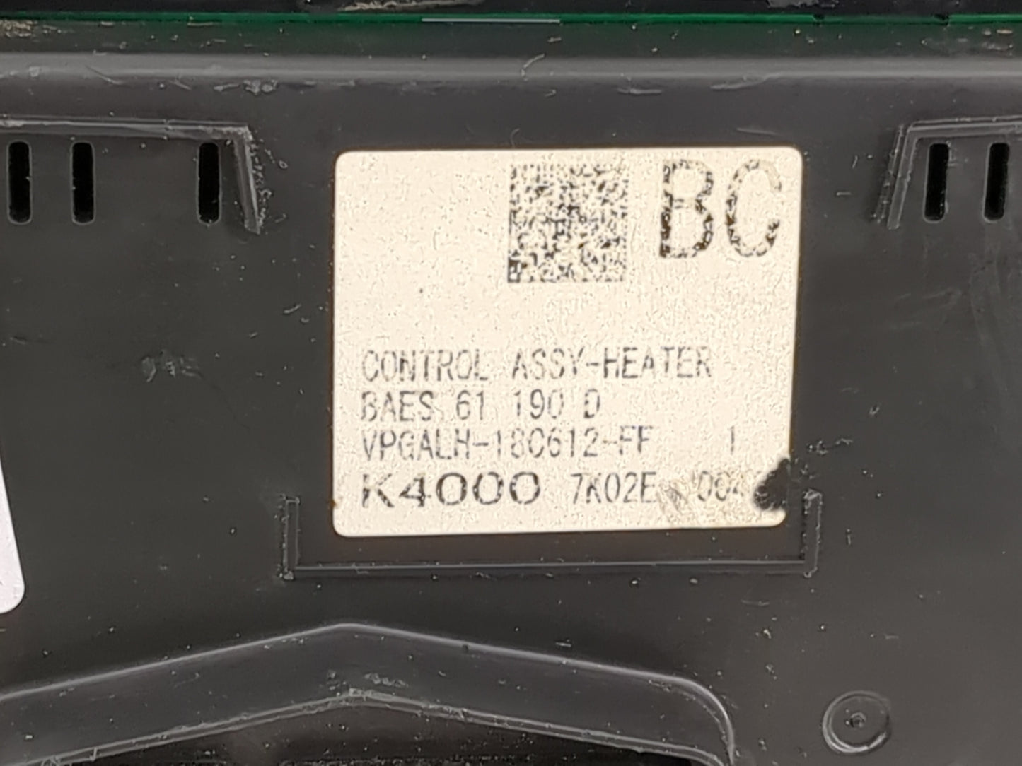 2018 Mazda Mazda3 Climate Control Module Temperature AC/Heater Replacement P/N:BAES 61 190 D BAES61190D Fits Fits 2017 OEM U