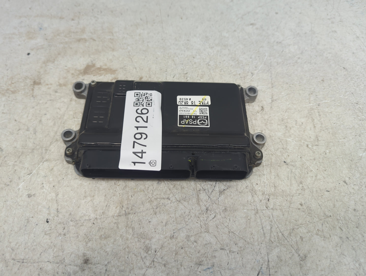2018 Mazda Mazda3 PCM Engine Control Computer ECU ECM PCU OEM P/N:PYKE188KZU PSAP18881, TN279800258D Fits OEM Used Auto Part