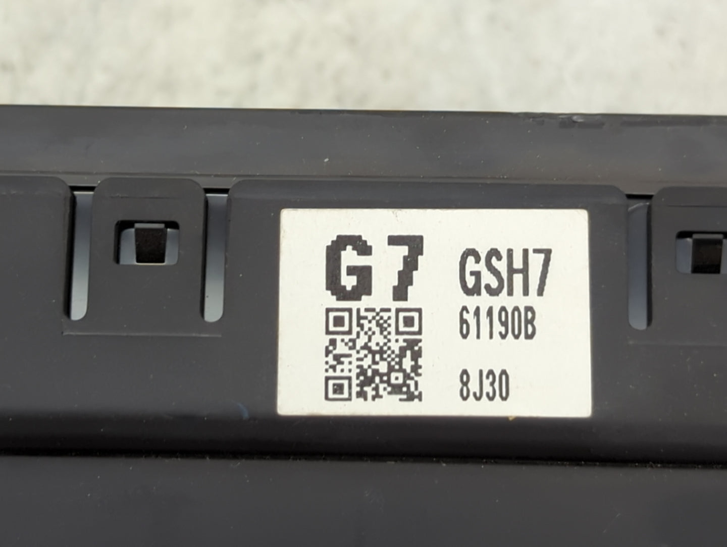 2018 Mazda Mazda6 Climate Control Module Temperature AC/Heater Replacement P/N:GSH7 61190B Fits OEM Used Auto Parts - Oemuse