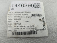 2018 Mercedes-Benz C-Class PCM Engine Control Computer ECU ECM PCU OEM P/N:A2749001600 A0075409181 Fits Fits 2016 2017 2019 