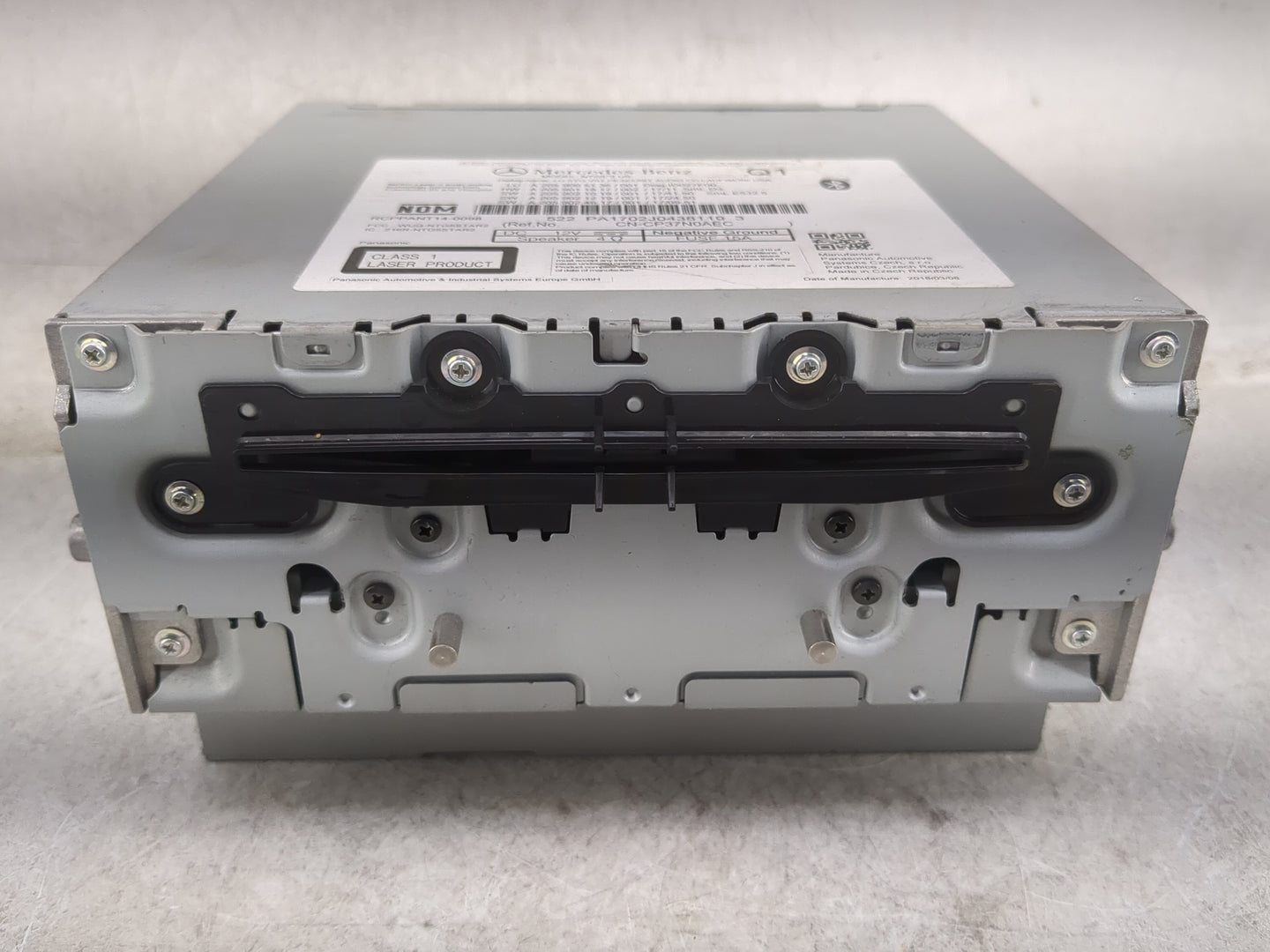 2018 Mercedes-Benz C-Class Radio AM FM Cd Player Receiver Replacement P/N:A2059005136 A2059011817, A2059021019 Fits Fits 201