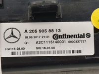2018 Mercedes-Benz C-Class Climate Control Module Temperature AC/Heater Replacement P/N:A 205 905 88 13 A2C1115140001 Fits O