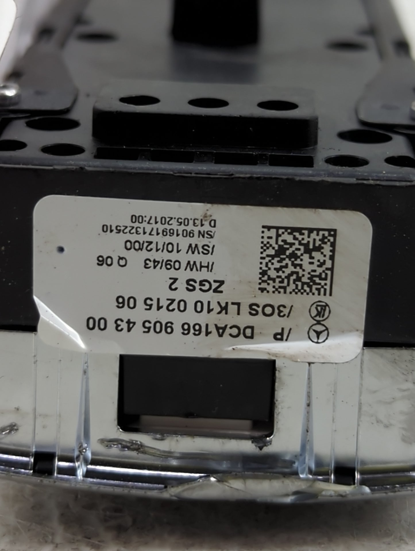 2018 Mercedes-Benz C250 Master Power Window Switch Replacement Driver Side Left P/N:DCA1669054300 A1669054300 Fits OEM Used 