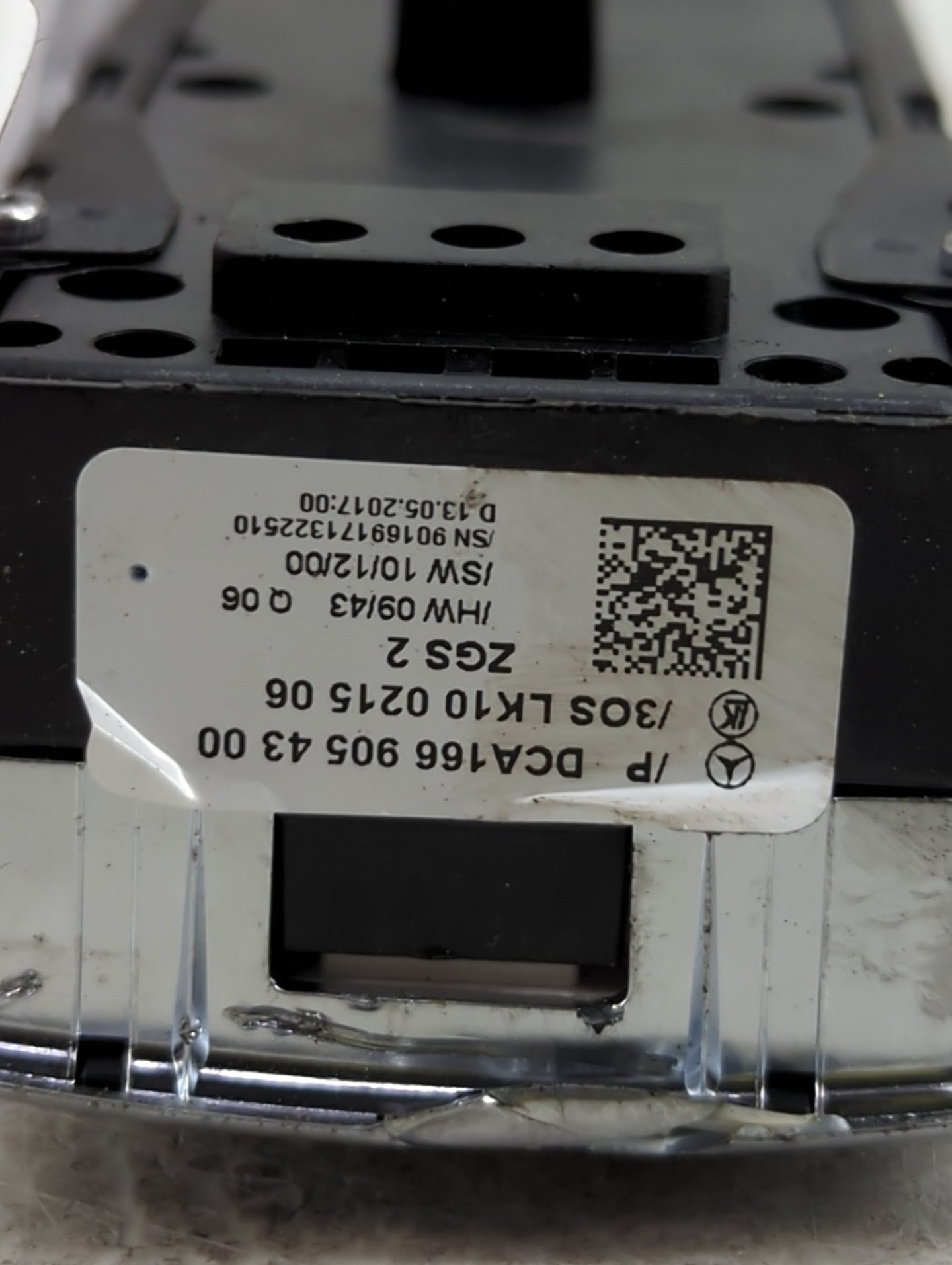 2018 Mercedes-Benz C250 Master Power Window Switch Replacement Driver Side Left P/N:DCA1669054300 A1669054300 Fits OEM Used 