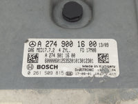 2017-2018 Mercedes-Benz C300 PCM Engine Control Computer ECU ECM PCU OEM P/N:A 274 900 16 00 0 261 S09 815 Fits OEM Used Aut