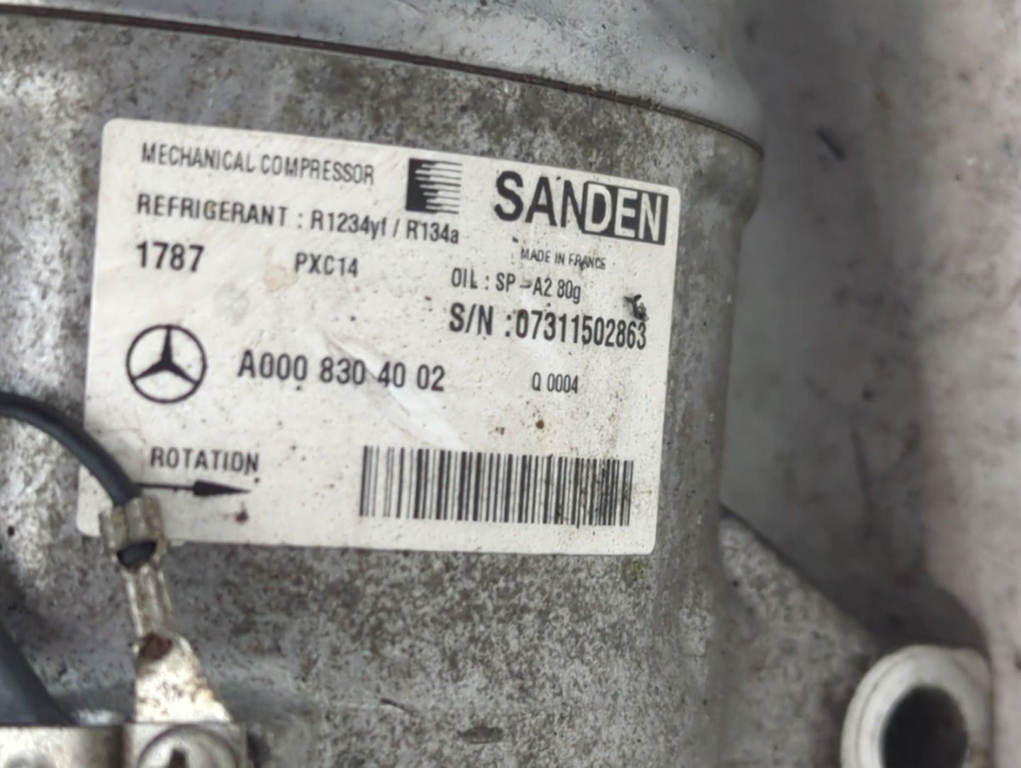 2017-2021 Mercedes-benz C300 Air Conditioning A/c Ac Compressor Oem - Oemusedautoparts1.com