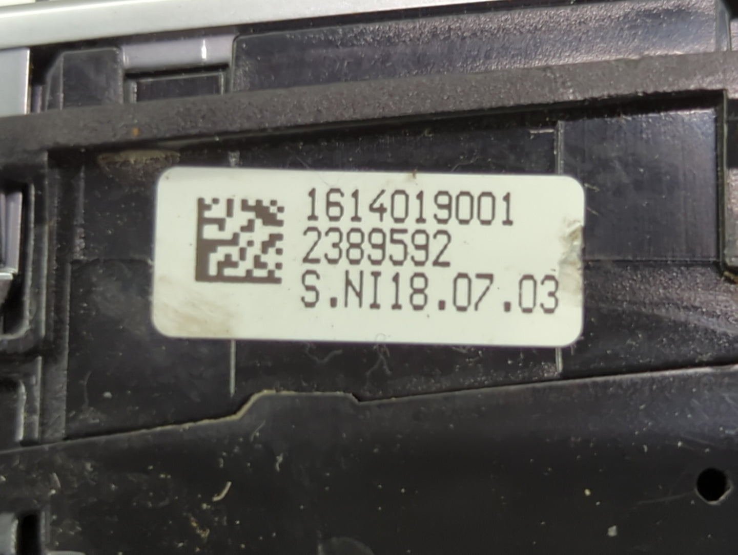 2015-2019 Mercedes-Benz C300 Climate Control Module Temperature AC/Heater Replacement P/N:1614019001 2389592 Fits OEM Used A