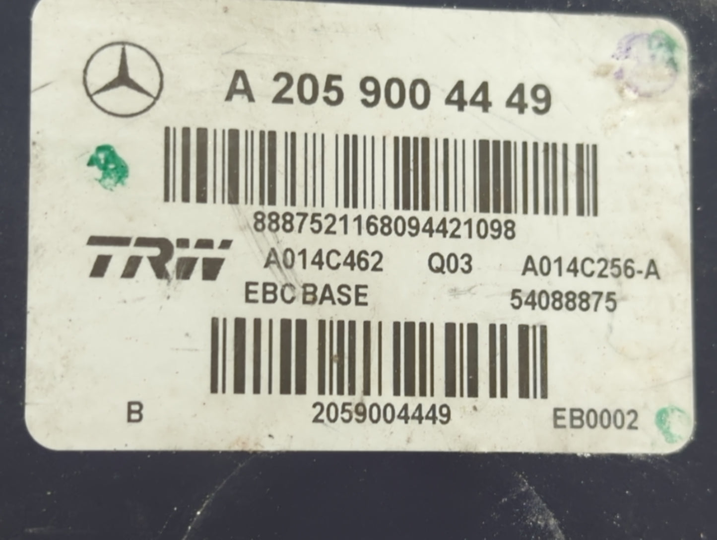 2018-2021 Mercedes-Benz C300 ABS Pump Control Module Replacement P/N:A 205 900 44 49 A 253 431 02 00 Fits OEM Used Auto Part