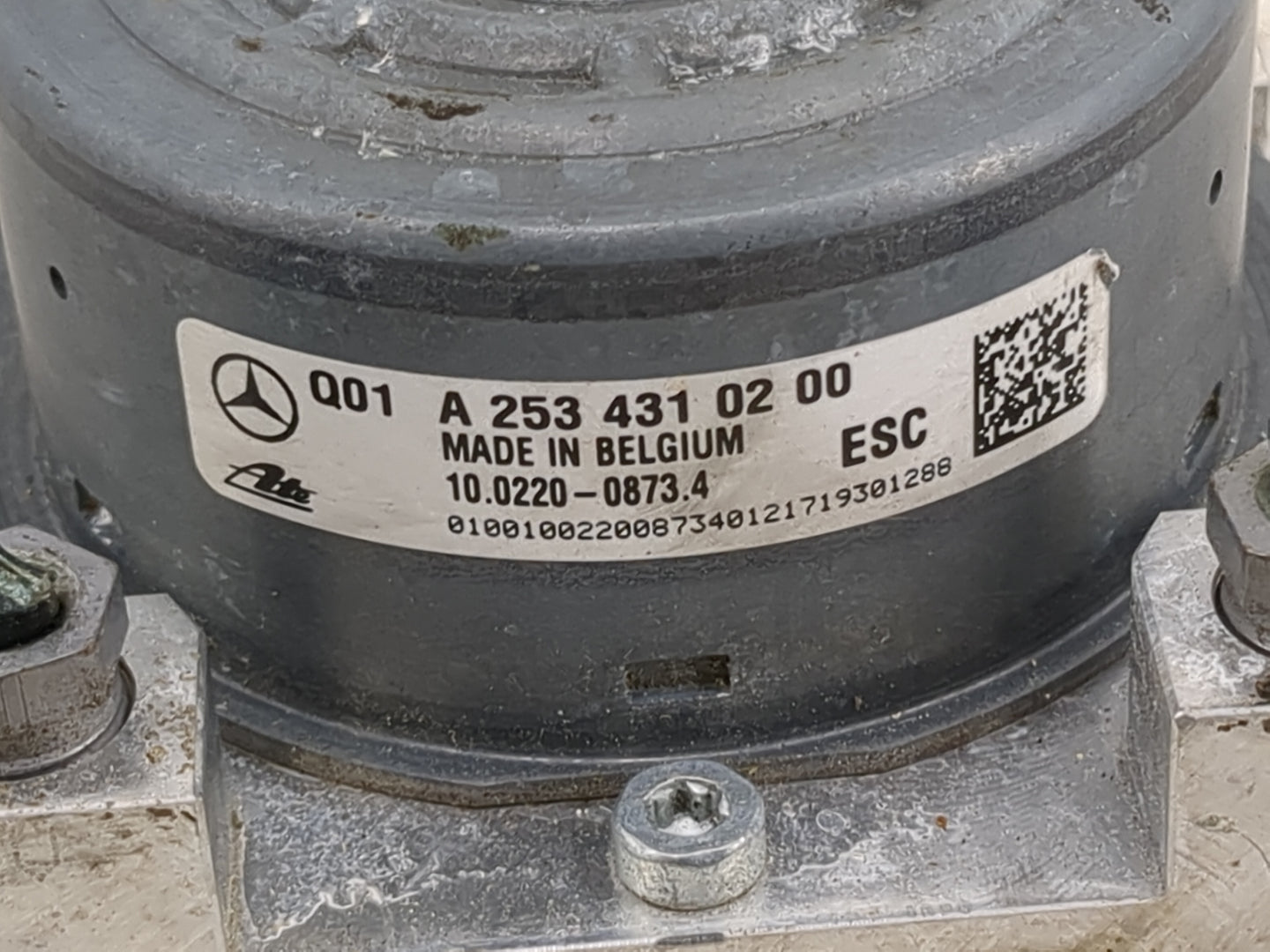2018-2021 Mercedes-Benz C300 ABS Pump Control Module Replacement P/N:A 253 431 02 00 Fits Fits 2018 2019 2020 2021 2022 OEM 