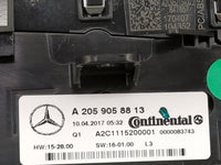 2015-2019 Mercedes-Benz C300 Climate Control Module Temperature AC/Heater Replacement P/N:A 205 905 88 13 Fits OEM Used Auto