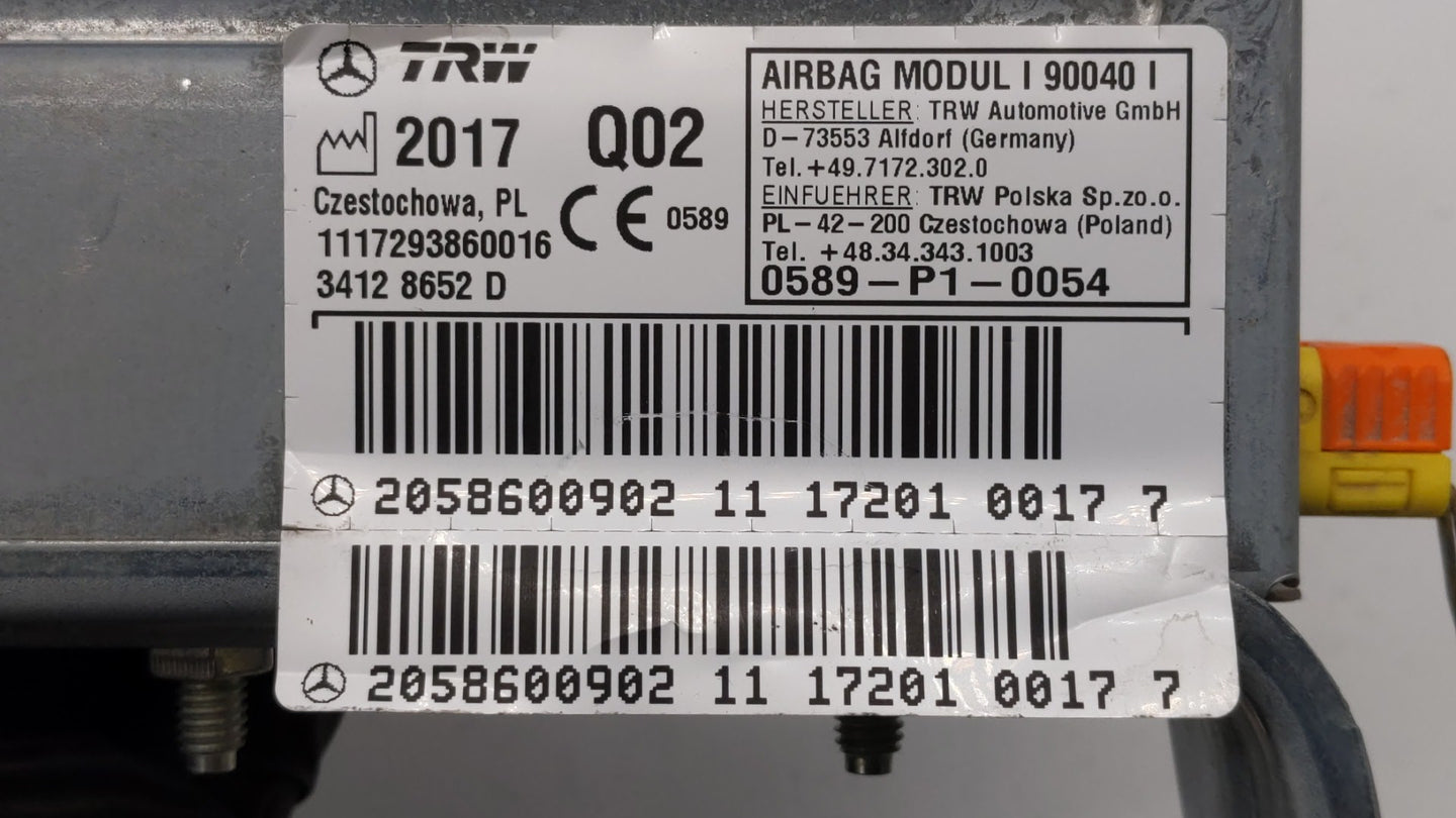 2018 Mercedes-benz C300 AIRBAG - Oemusedautoparts1.com
