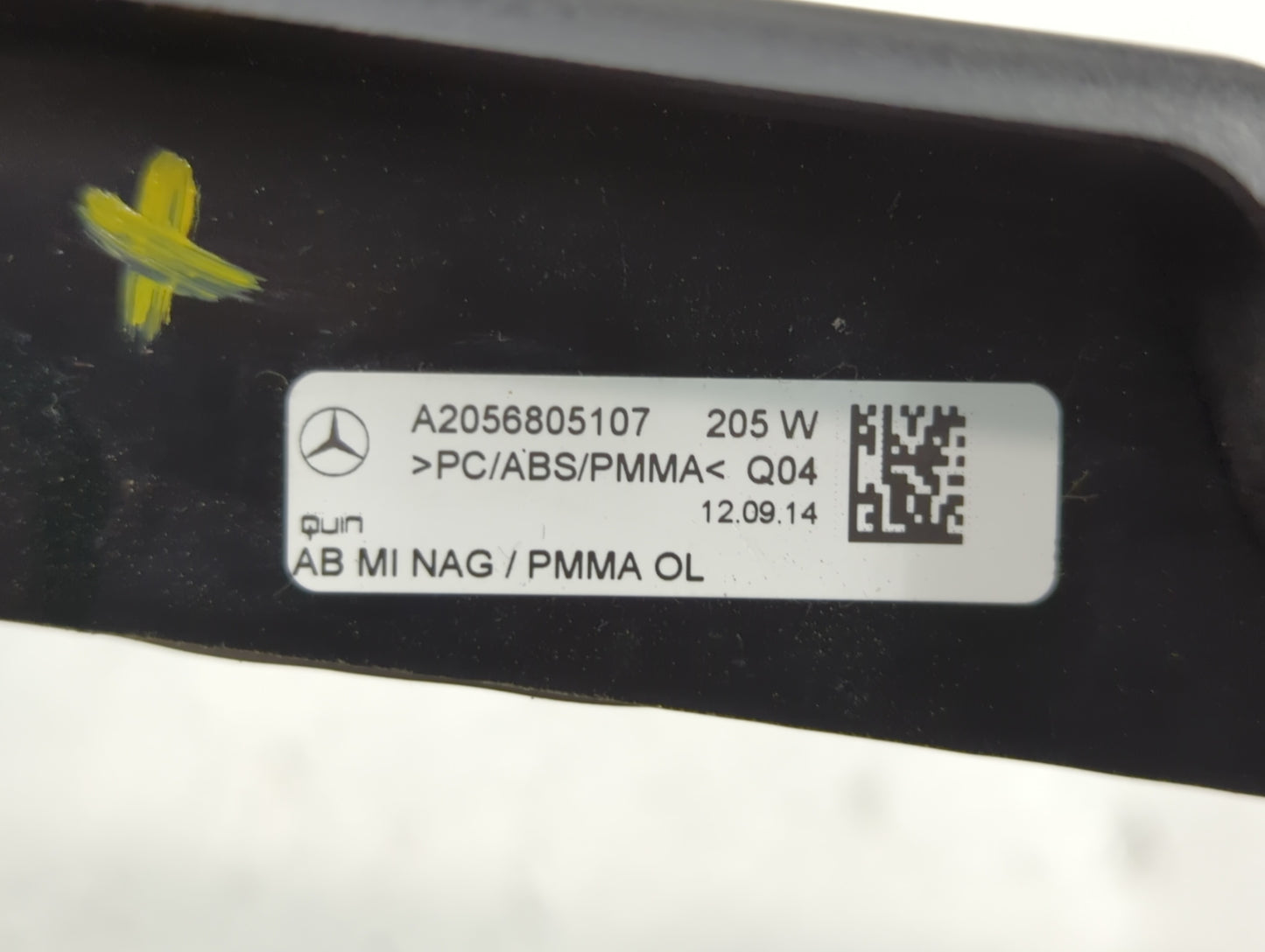 2018 Mercedes-benz C300 Radio Climate Panel Bezel - Oemusedautoparts1.com