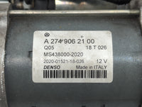 2015-2018 Mercedes-Benz C300 Car Starter Motor Solenoid OEM P/N:A 274 906 21 00 Fits Fits 2015 2016 2017 2018 2019 2020 2021