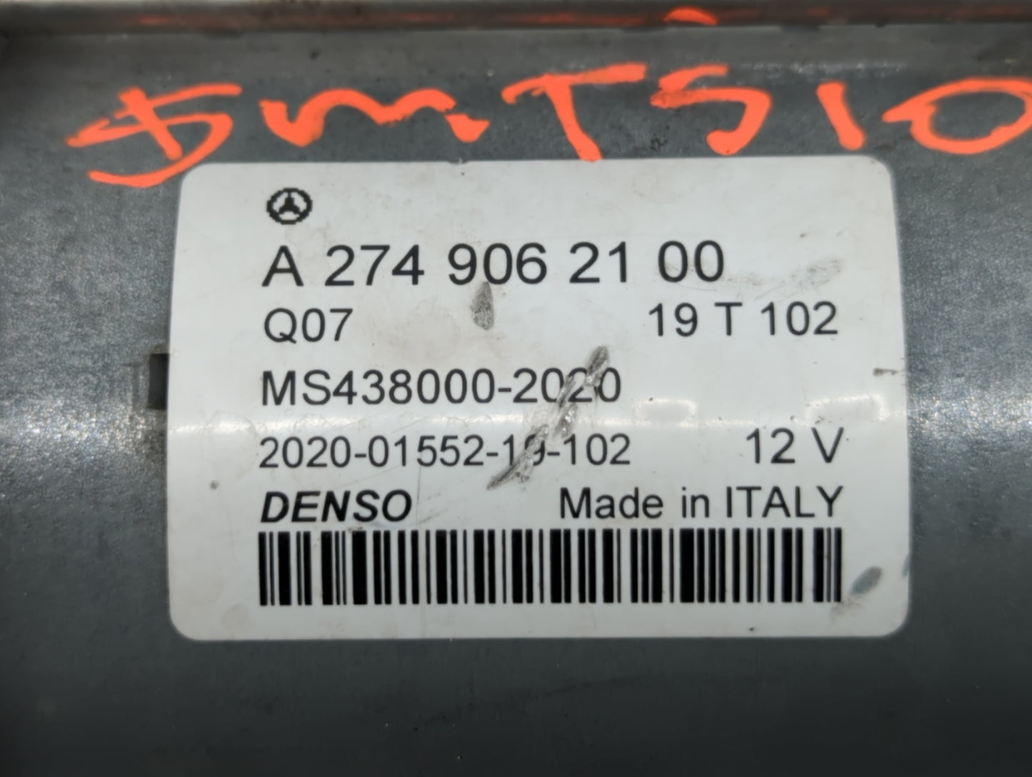 2016-2018 Mercedes-Benz C350 Car Starter Motor Solenoid OEM P/N:A 274 906 21 00 Fits Fits 2015 2016 2017 2018 2019 2020 2021