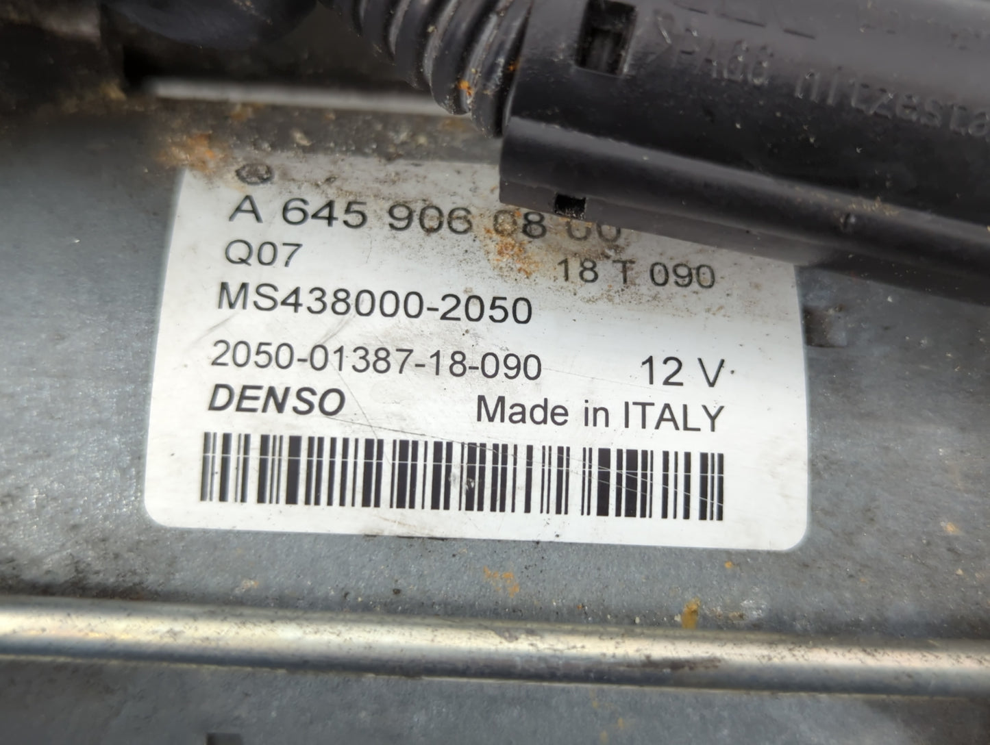 2014-2019 Mercedes-Benz Cla250 Car Starter Motor Solenoid OEM P/N:A 645 906 08 00 MS438000-2050 Fits OEM Used Auto Parts - O