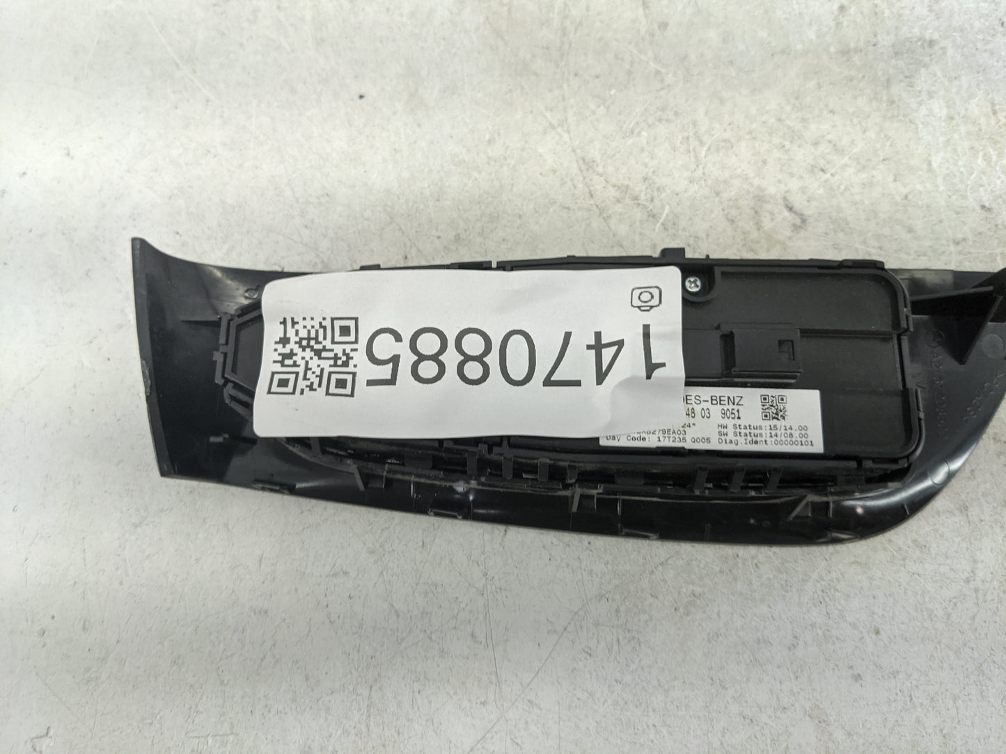 2018 Mercedes-Benz E-Class Master Power Window Switch Replacement Driver Side Left P/N:48 03 9051 Fits Fits 2017 2019 2020 O