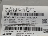 2018 Mercedes-Benz E-Class Radio AM FM Cd Player Receiver Replacement P/N:A 2229007016/001 Q1 A2229007016, A2139011306/001 F