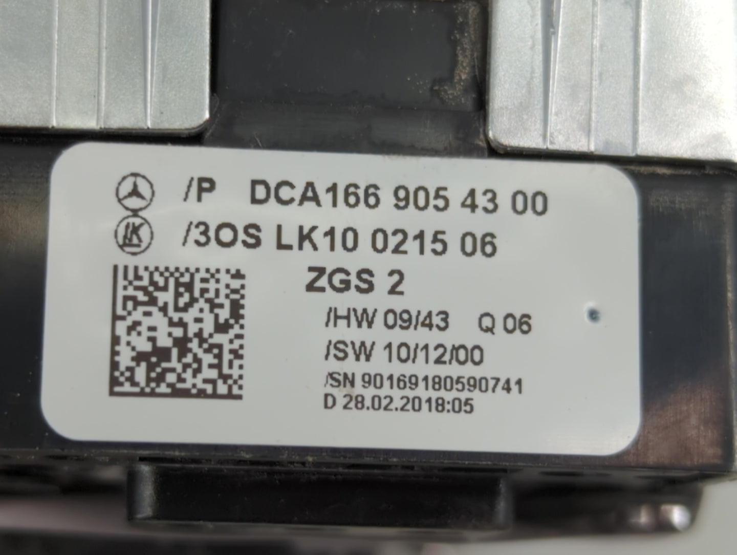 2015-2020 Mercedes-Benz Gla250 Master Power Window Switch Replacement Driver Side Left P/N:A 166 905 43 00 A204 905 53 02 Fi