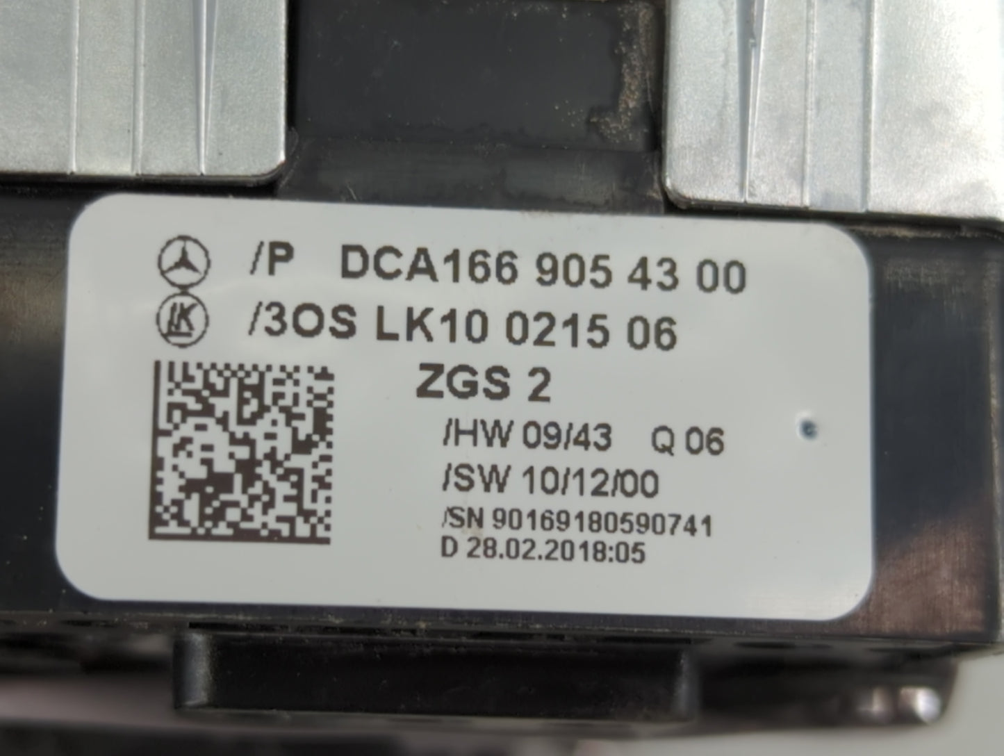 2015-2020 Mercedes-Benz Gla250 Master Power Window Switch Replacement Driver Side Left P/N:A 166 905 43 00 A204 905 53 02 Fi