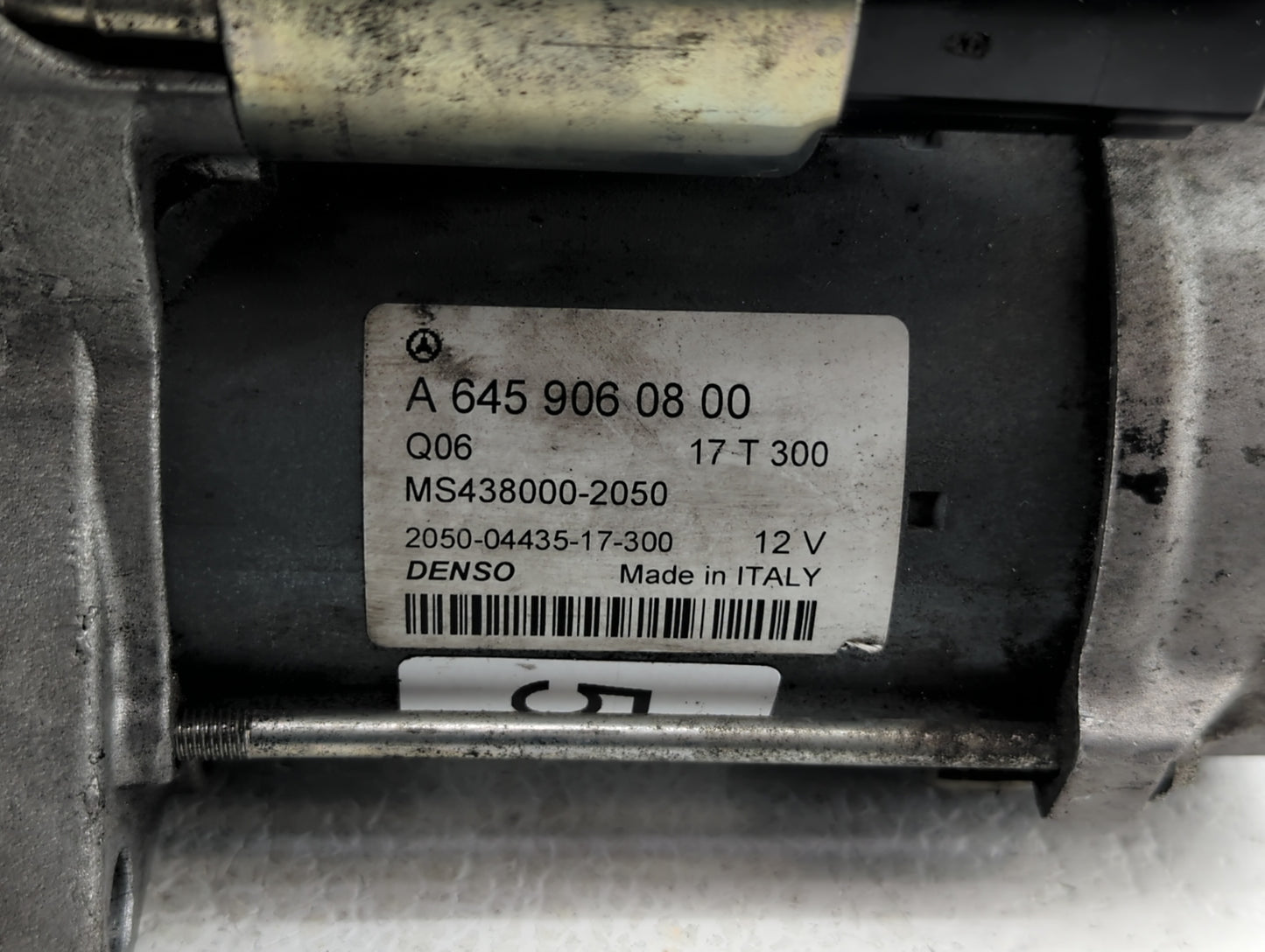 2015-2020 Mercedes-Benz Gla250 Car Starter Motor Solenoid OEM P/N:A 645 906 08 00 Fits OEM Used Auto Parts - Oemusedautopart