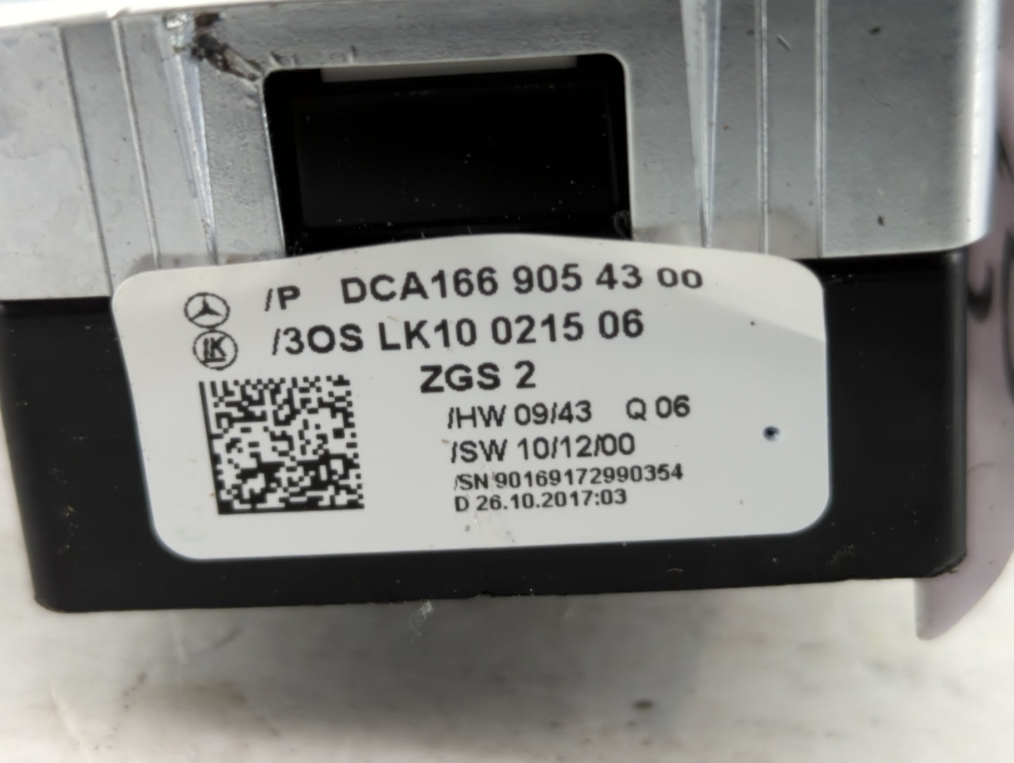 2015-2020 Mercedes-Benz Gla250 Master Power Window Switch Replacement Driver Side Left P/N:DCA166 905 43 00 Fits OEM Used Au