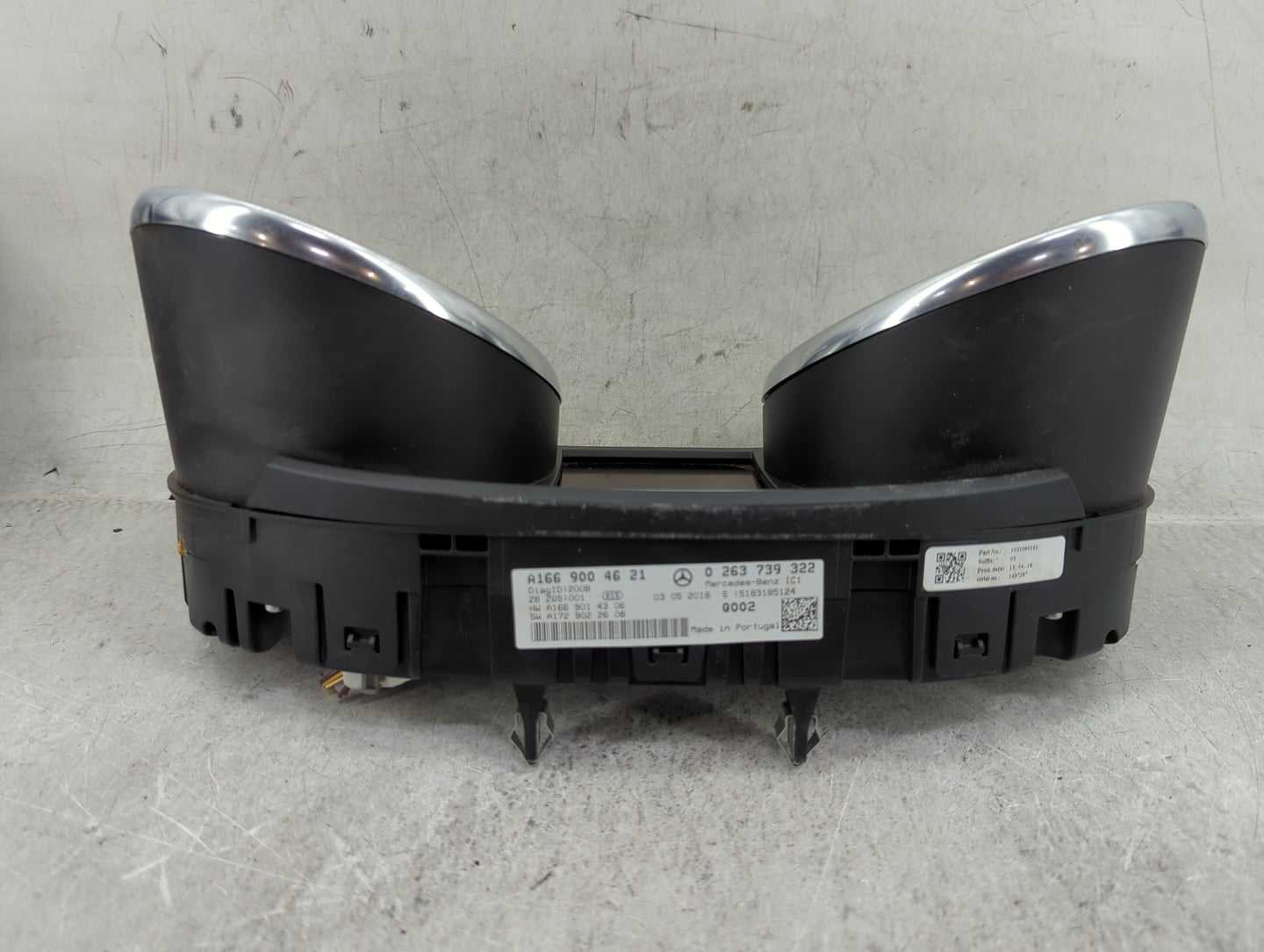 2018 Mercedes-Benz Gle350 Instrument Cluster Speedometer Gauges P/N:0 263 739 322 A166 900 46 21 Miles: Fits OEM Used Auto P