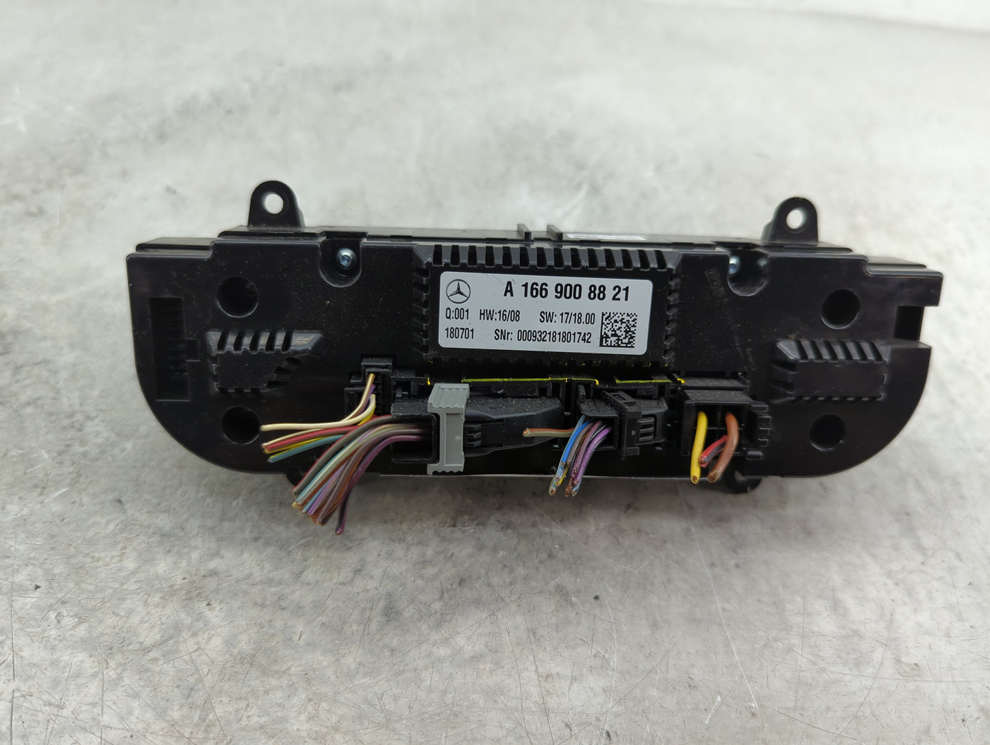 2018-2019 Mercedes-Benz Gle350 Climate Control Module Temperature AC/Heater Replacement P/N:A 166 900 88 21 Fits Fits 2018 2