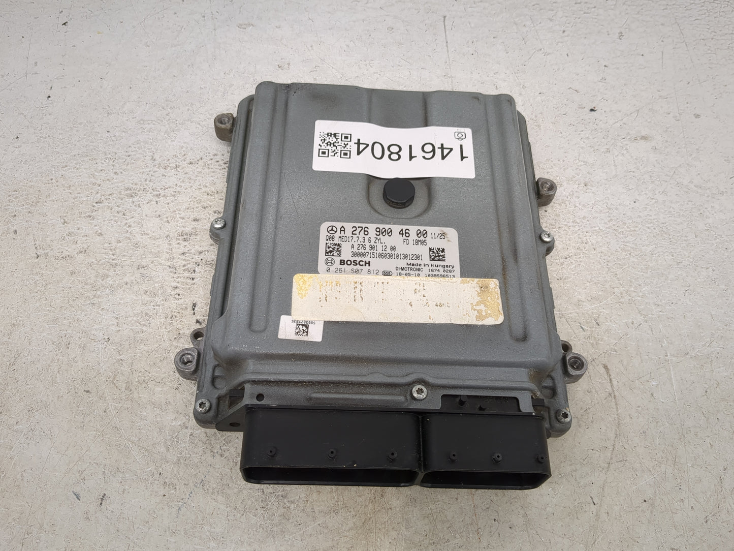 2016-2018 Mercedes-Benz Gle350 PCM Engine Control Computer ECU ECM PCU OEM P/N:A 276 900 46 00 Fits Fits 2014 2015 2016 2017