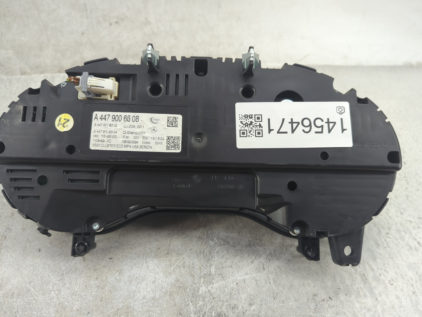 2017-2020 Mercedes-Benz Metris Instrument Cluster Speedometer Gauges P/N:A4479006608 A4479018302 Miles: Fits OEM Used Auto P