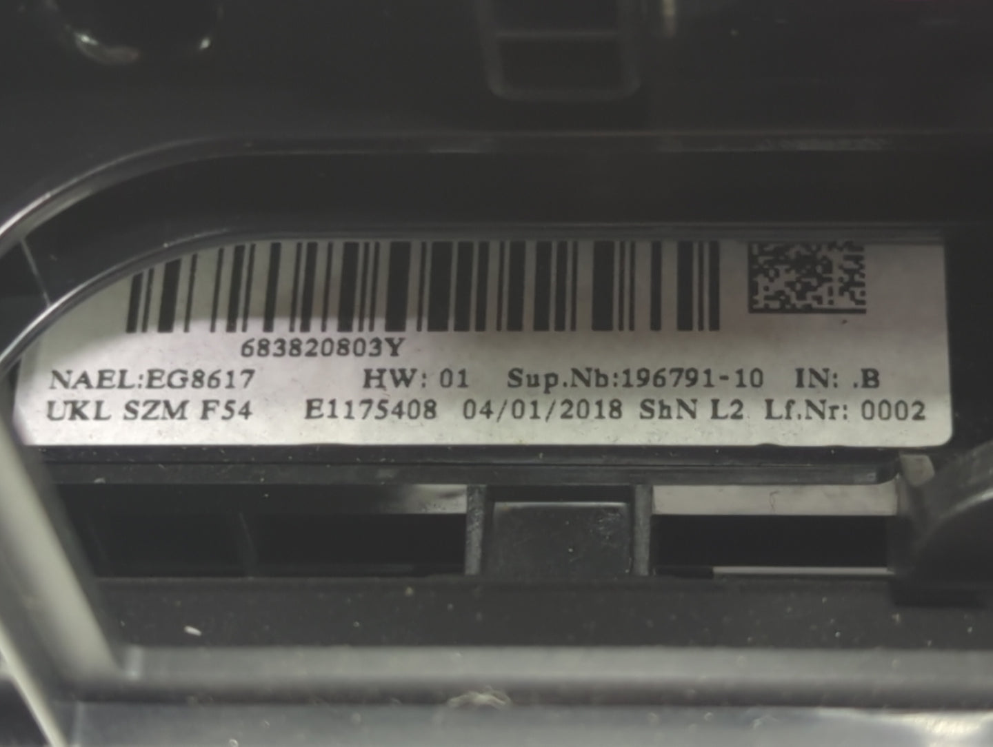 2018 Mini Clubman Climate Control Module Temperature AC/Heater Replacement P/N:683820803Y 196791-10, E1175408 Fits Fits 2016