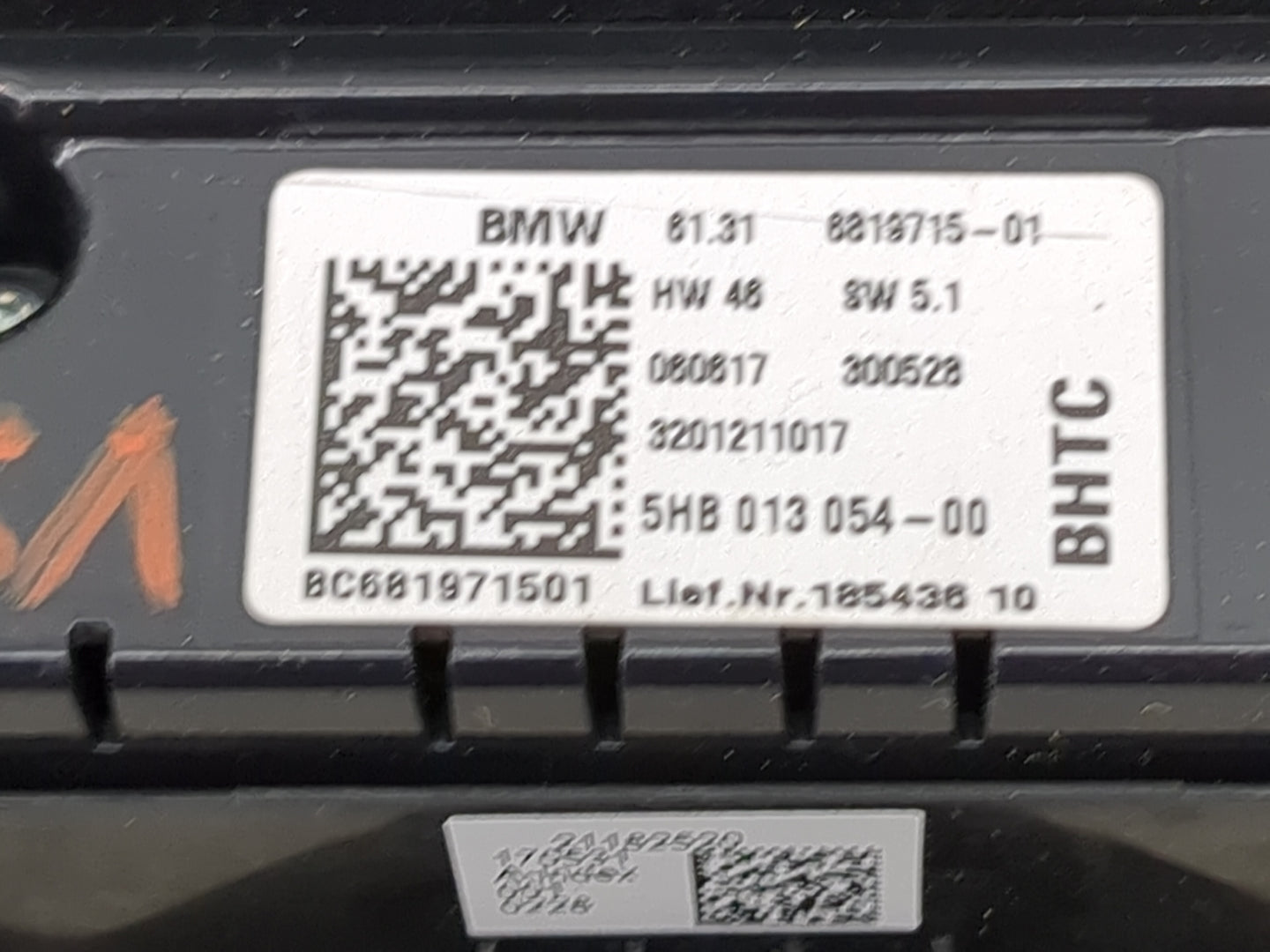 2018 Mini Cooper Climate Control Module Temperature AC/Heater Replacement P/N:6819715-01 5HB 013 054-00, BC661971501 Fits OE