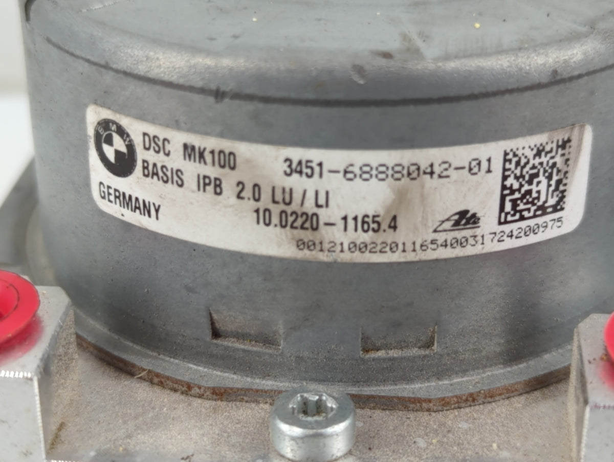 2018 Mini Cooper Clubman Anti-Lock Brake ABS Pump Module Actuator OEM P/N:3451-6888042-01 Fits OEM Used Auto Parts - Oemused